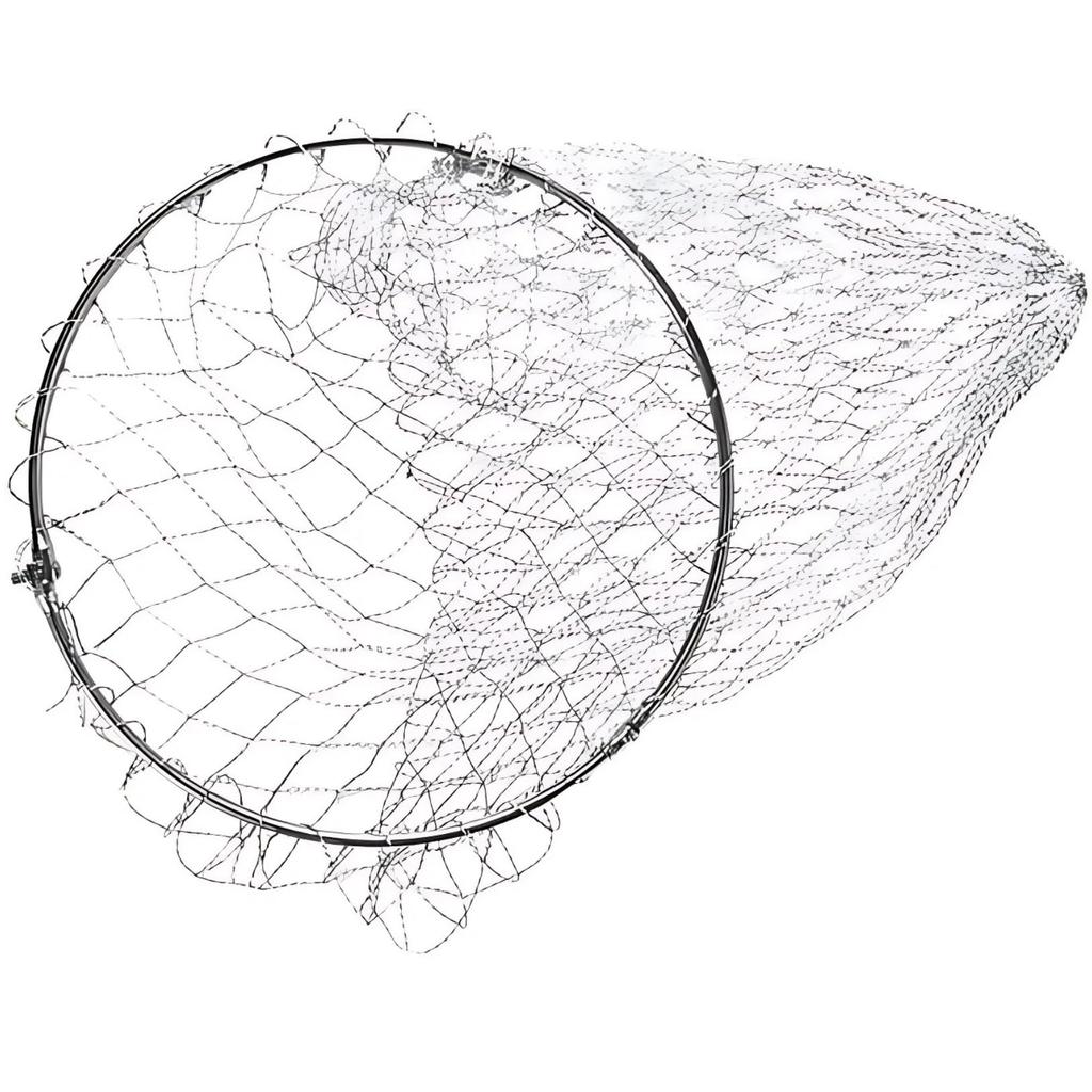 PLEAVIT Folding Landing Net, Stainless Steel, 50cm