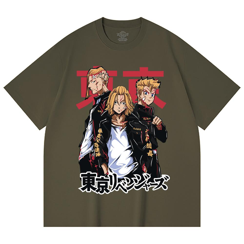 230 Gsm 100% Cotton Tokyo Revengers V1 Print Unisex Heavy Cotton T Shirt