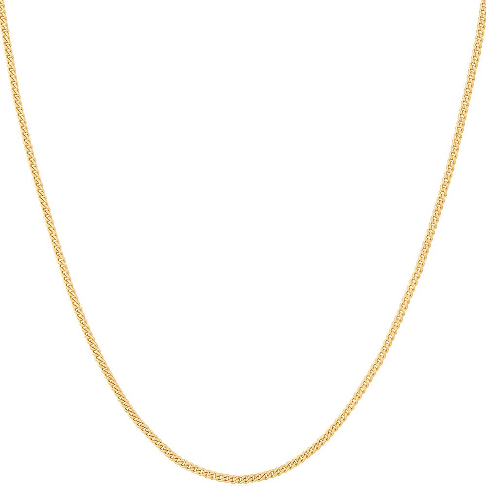 Ania Haie Gold Slim Cuff Link Chain 925 Silver Necklace N074-36G