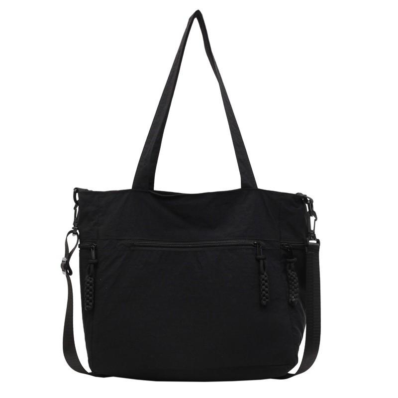 Nylon Tote Bag Large Capacity Fashion Casual Shoulder Purse For Daily Use