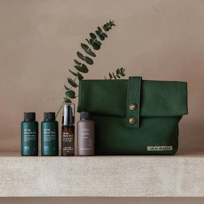 Essential Green Travel Set