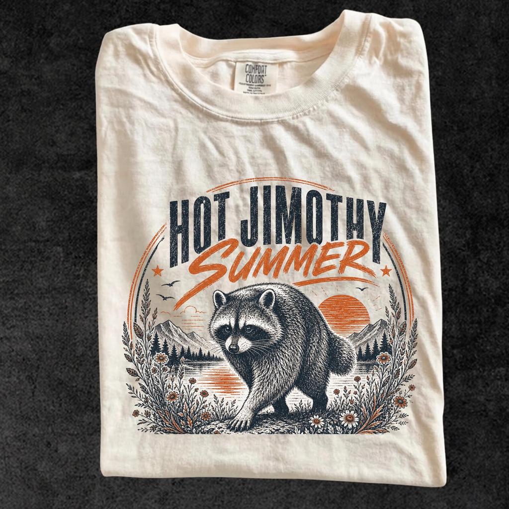 Hot Famous Summer Raccoon Shirt, Seattle Meme Comfort Colors Graphic Tee, Viral Seattle Raccoon Tee, Seattle Woodland Animal Tee