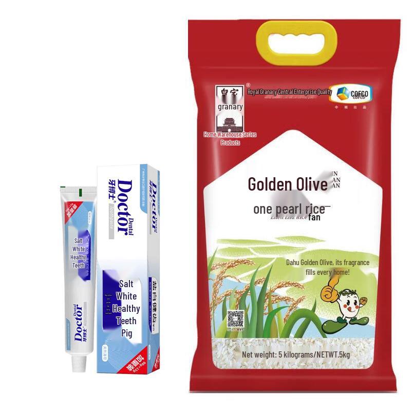 Dr. Ya Salt Toothpaste & Royal Granary Pearl Rice Bundle