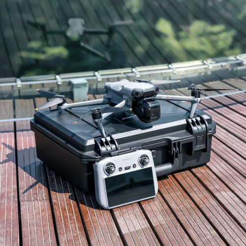 Lykus Titan MA310 Waterproof Case for DJI Air 3S/Air 3 Fly More Combo, DJI RC2/RC-N3/RC-N2 Transmitters, and RC Straps (Case Only)