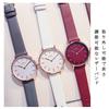 RORIOS Simple Leather Date Quartz Analog Perfect for College Casual and Size Small Women's Watch, Band, Display, Movement, Display, Waterproof,