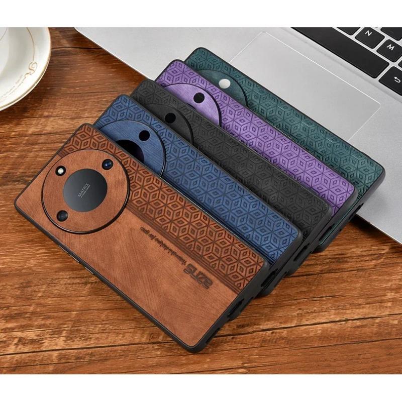 Luxury Business Leather Phone Case for Honor 100 90 80 70 60 Pro Shockproof Cover for Honor 80 SE 80GT 60SE Bumper Coque