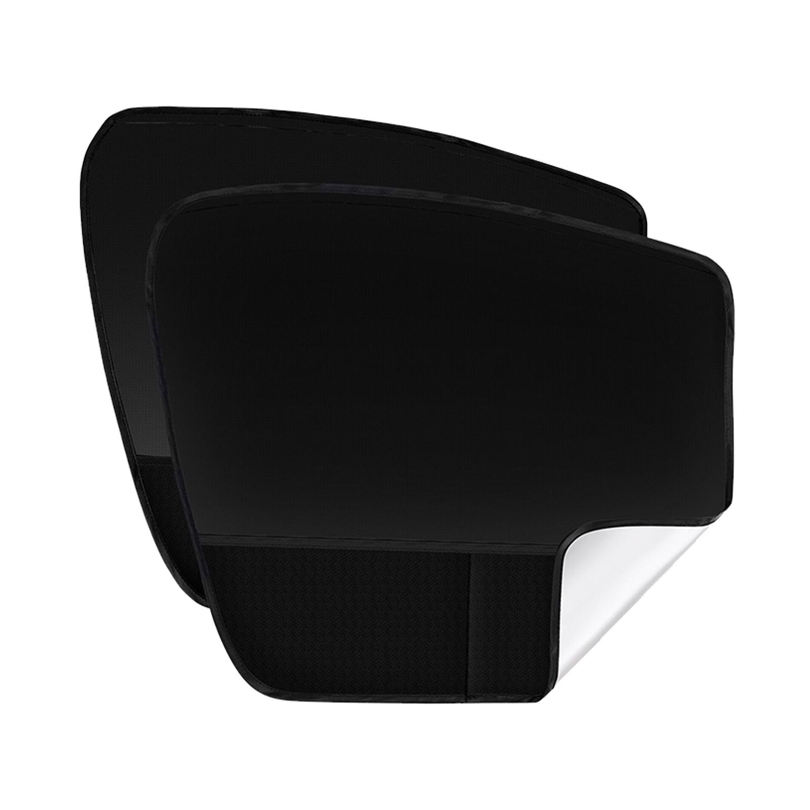 

2 шт./комплект, черная ткань Оксфорд, солнцезащитная шторка для окна автомобиля, солнцезащитная, теплоизоляционная, на липучке, для передних и задних окон автомобиля