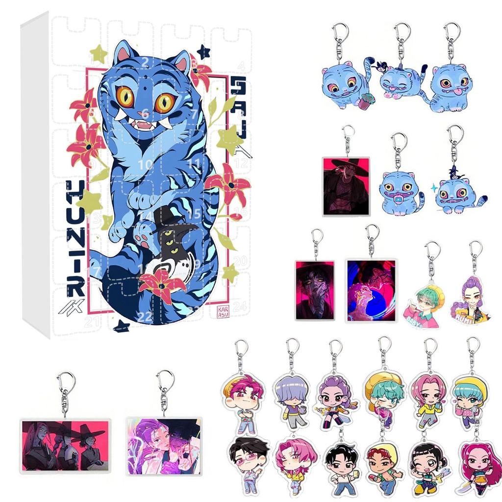 2D Adventní kalendář obsahuje 24 adventních kalendářů, odpočítávací kalendář a překvapivé sběratelské předměty.