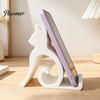 Desktop Mobile Holder Cute Cat Phone Stand, Mount for Desk Office Stable Diagonal Support Bedroom, 3D Printed Smartphones Horizontal Vertical Viewing
