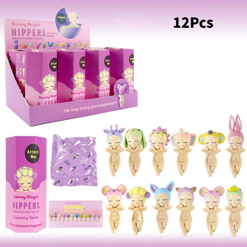 Adorable Sonnyangel Blind Box Collectible Figure Cute Pvc Car Decoration Hippers Lookingback