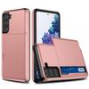 SGP Compatible Card Slot Phone Case Galaxy S21 Ultra Shockproof Soft TPU Cover With Built-in Storage Compartment