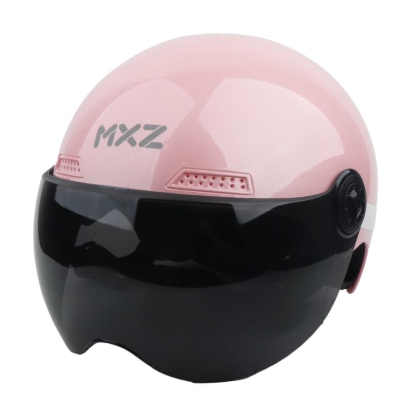 

Electric car helmet men and women summer sun protection electric car helmet safety lightweight half helmet Large (XL)