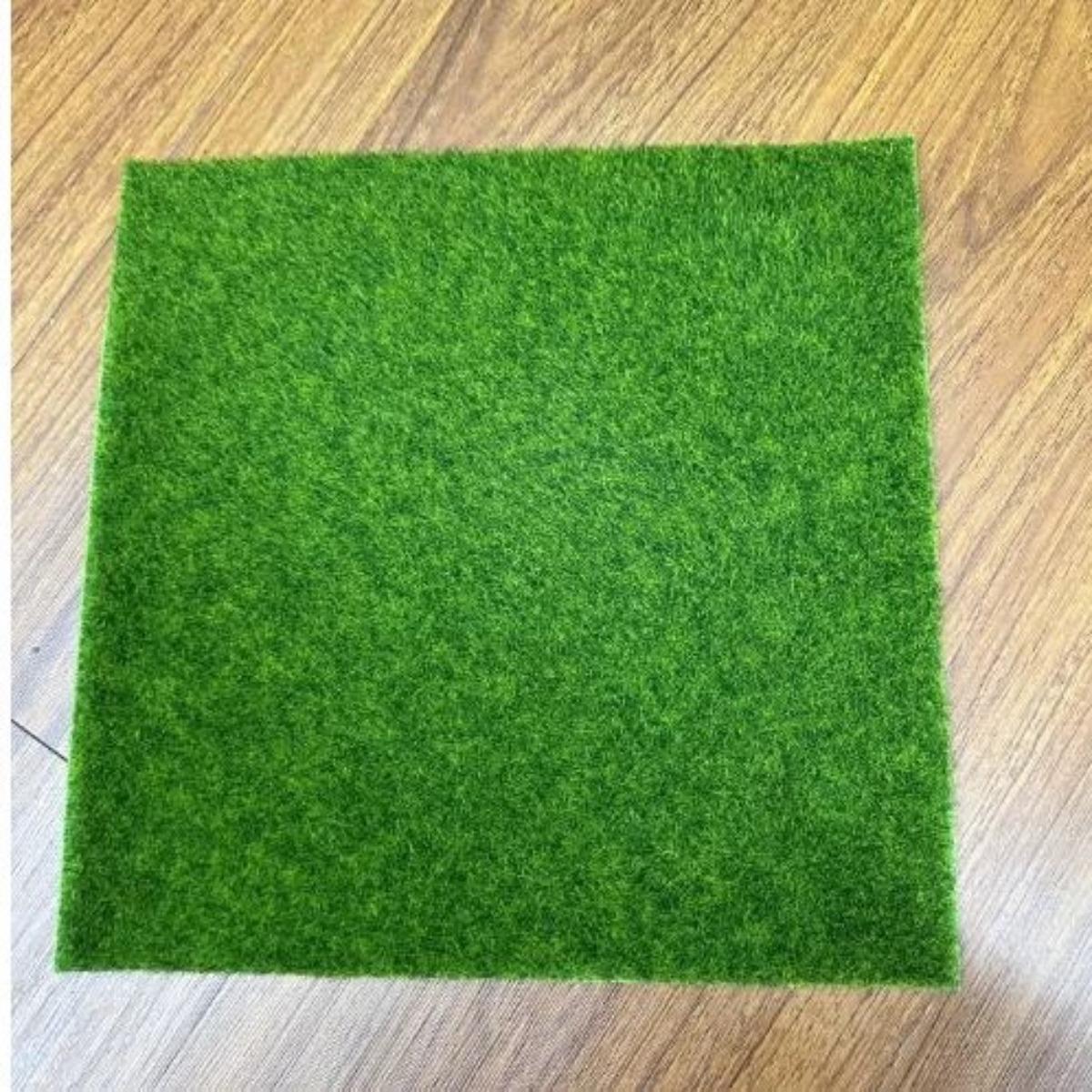 

Травяной коврик Реалистичный искусственный травяной коврик Зеленый искусственный газон Искусственные травяные коврики Декоративный газон для ландшафтных проектов своими руками 15x15cm зелёный