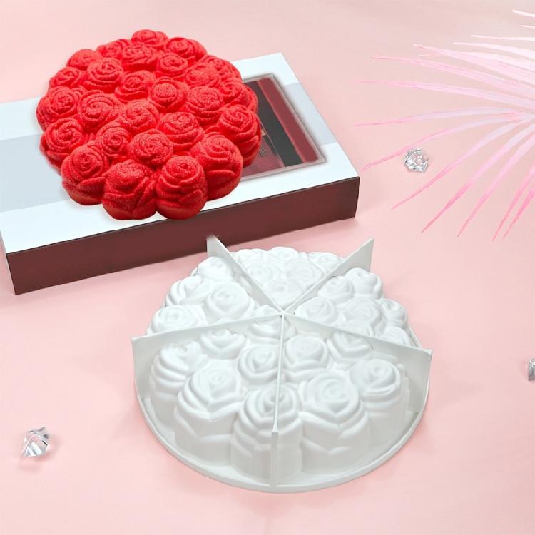 Bloomings Flower Silicone Molds Fondants Chocolate Molds DIY Mousse Cake Molds