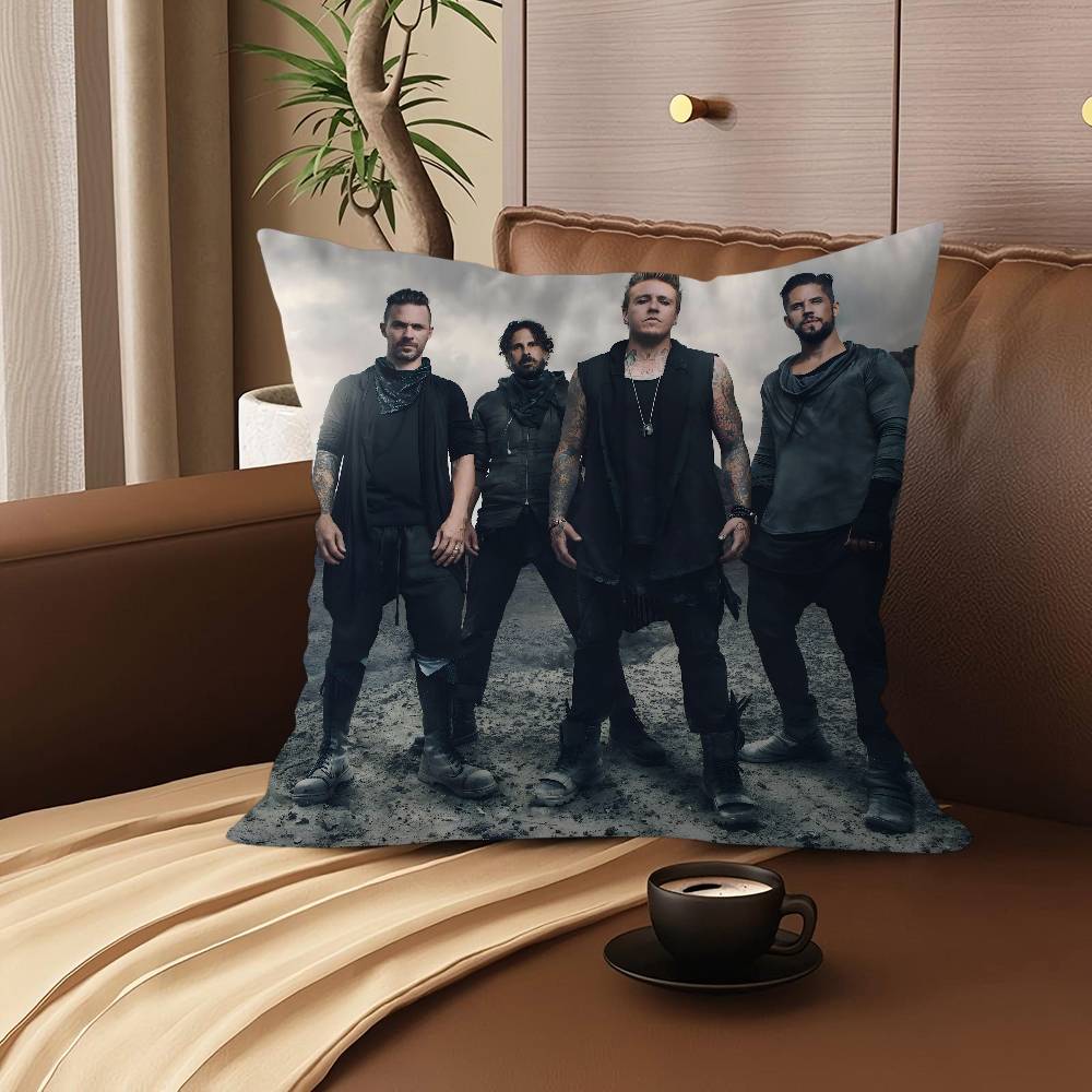 P-Papa Roach Music Art Pillow Gift Home Office Decoration Bedroom Sofa Car Cushion Cover Case 45x45