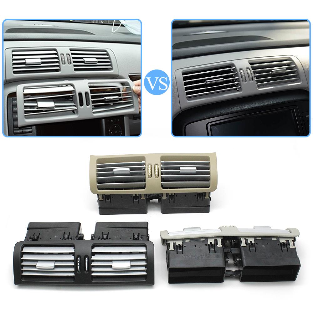 Upgraded Car Center Console Front Air Conditioning AC Vent Grille AC Wind Outlet Assembly For Benz R Class W251 2009-2018