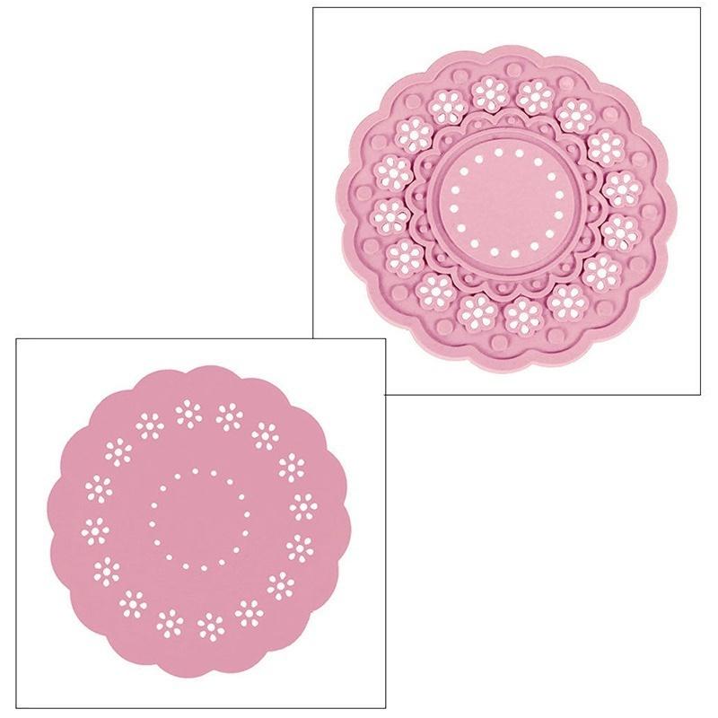 Silicone Pot Holder trivet Mat Nonslip Durable Heat Resistant Hot Pads Home Decor  Coasters Cup Insu