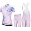 Women's Cyclist Cycling Clothing, Summer Jersey Set, Women's Jumpsuit Suit with Bicycles, Mountain Bike Uniform
