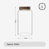 Japanese Glass Storage Jar with Lid for Coffee, Tea, Dried Tangerine Peel, and Grains
