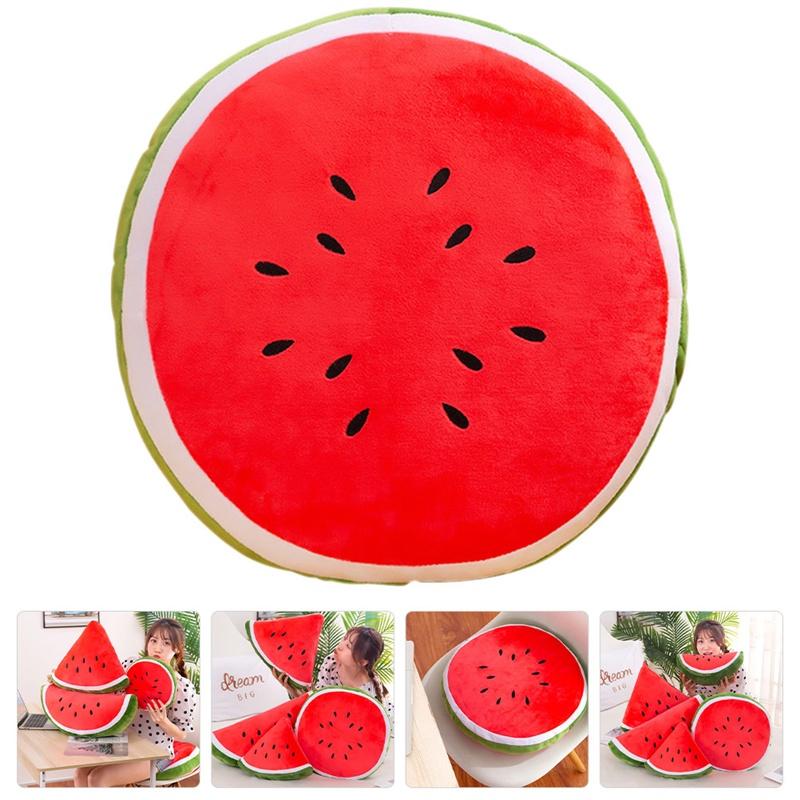 Soft And Huggable Watermelon Plush Toy Pillow Perfect For All Ages!
