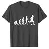 Theory of HuUnisex Evolution Soccer Evolution TShirt Unisexs Evolution of Fishing Tee Angler FisherUnisex Graphic Shirt  Humor Sports