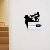 1Pc Iron Wall Decoration, Mountain Bike Door Top Ornament, Switch Decoration, Home Wall Decoration, Ideal Gift for Extreme)