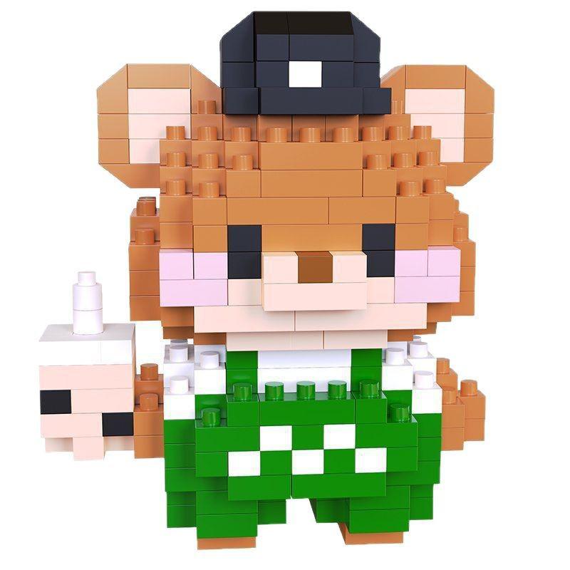 Educational Lego-Compatible Animal Figurine Building Toy for Kids
