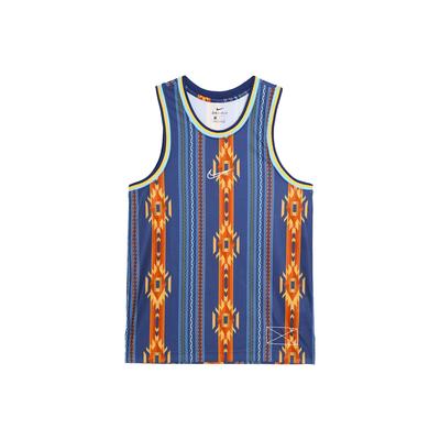 Dri-Fit Basketbalové tílko Pánské Topy Modrá CD0418-492
