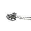 White Clover Kuromi 20th Anniversary Ladies Necklace Dancing Stone Sanrio Characters Silver 925 Surgical Stainless Steel 316L Cubic Zirconia Heart