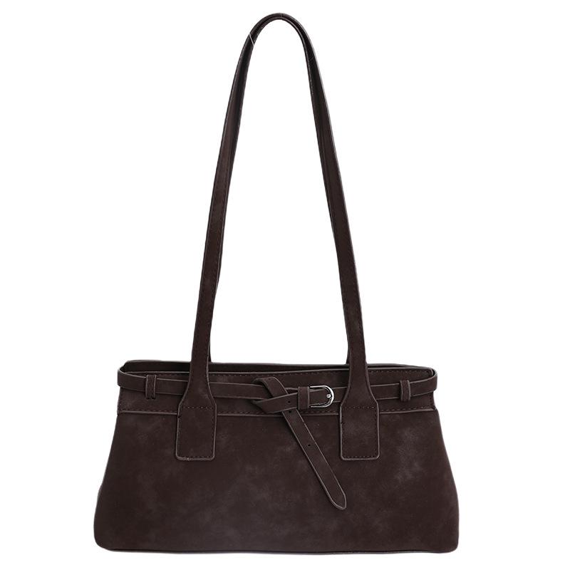 Retro bag women's large capacity 2025 new autumn and winter versatile casual shoulder bag premium texture commuter tote bag