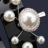 Elegant Pearl Hair Clip Set - Princess Style Decoration for Parties