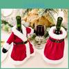 Luxurious Gold Velvet Christmas Wine Bottle Dress Cover For Elegant Holiday Decor