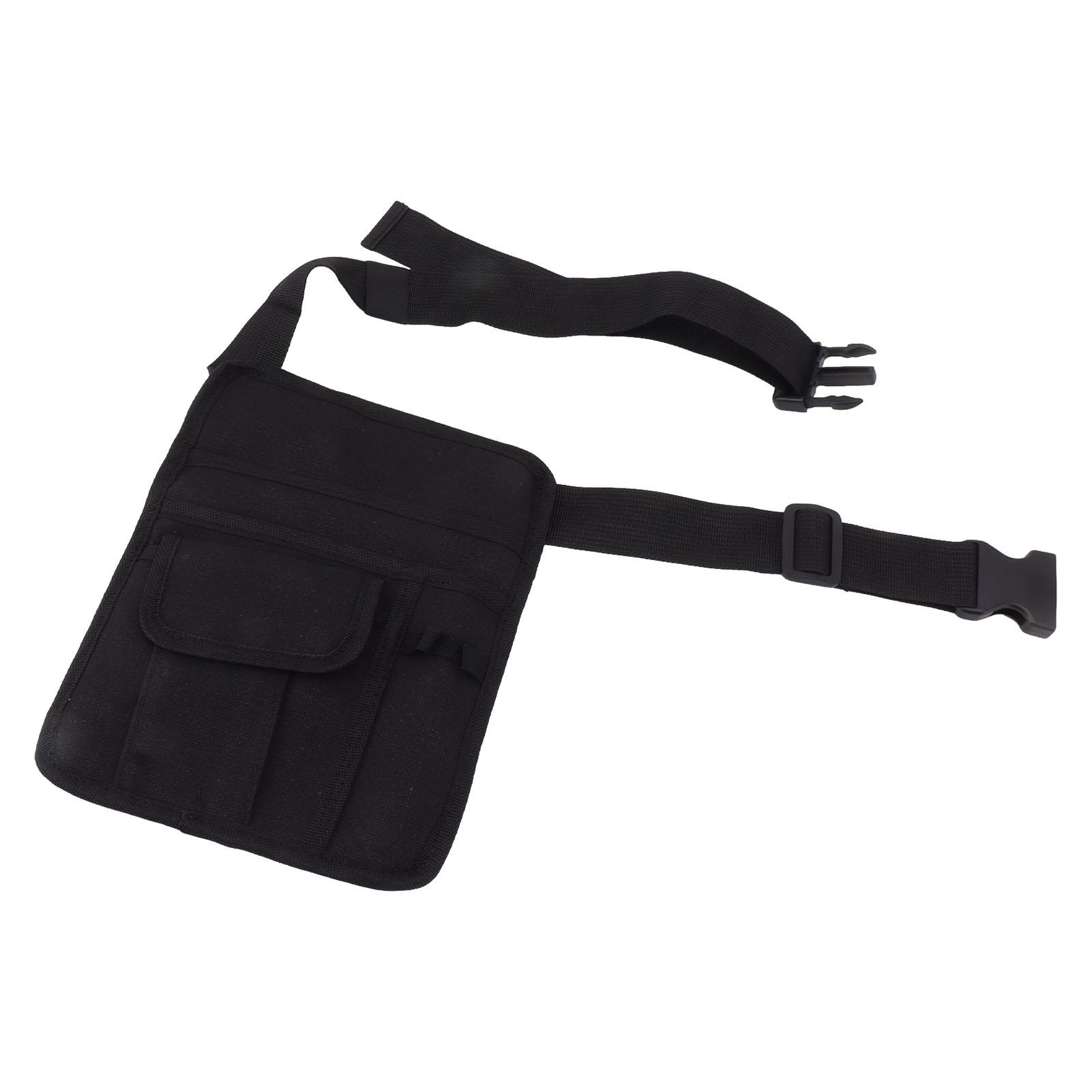 

Restaurant Belt Bag Adjustable Portable Lightweight Canvas Waiter Waist Bag Belt Pouch