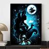 Disney Diamond Painting Featuring Jasmine Silhouette From AladdinA DIY Gift Suitable for Living Room Bedroom Office and Home Décor