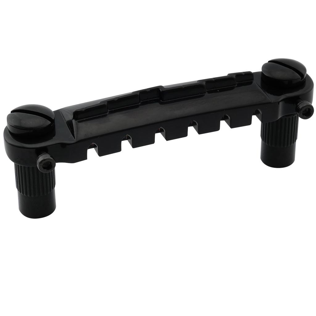 Musiclily Pro 10.5mm Preset Wraparound Tailpiece Bridge for Epiphone Les Paul Junior LP-Type Guitars, Black