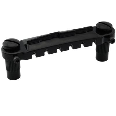 Musiclily Pro 10,5 mm Preset Wraparound Saitenhalterbrücke für Epiphone Les Paul Junior LP-Typ Gitarren, Schwarz
