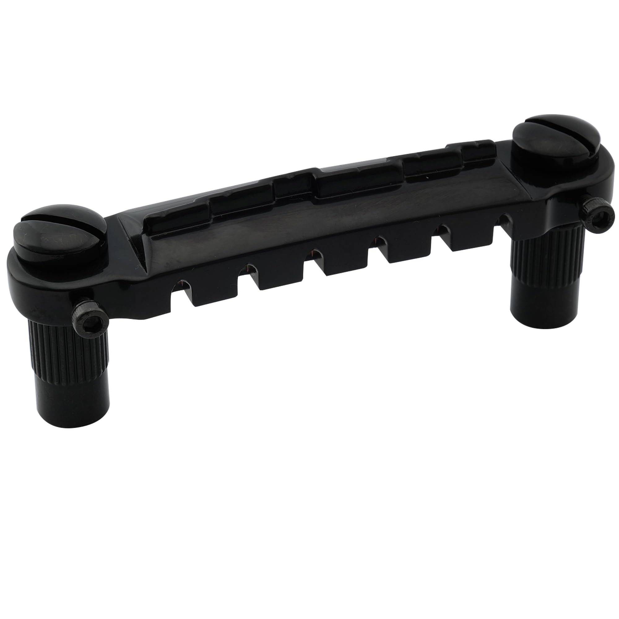 

Musiclily Pro 10.5mm Preset Wraparound Tailpiece Bridge for Epiphone Les Paul Junior LP-Type Guitars, Black