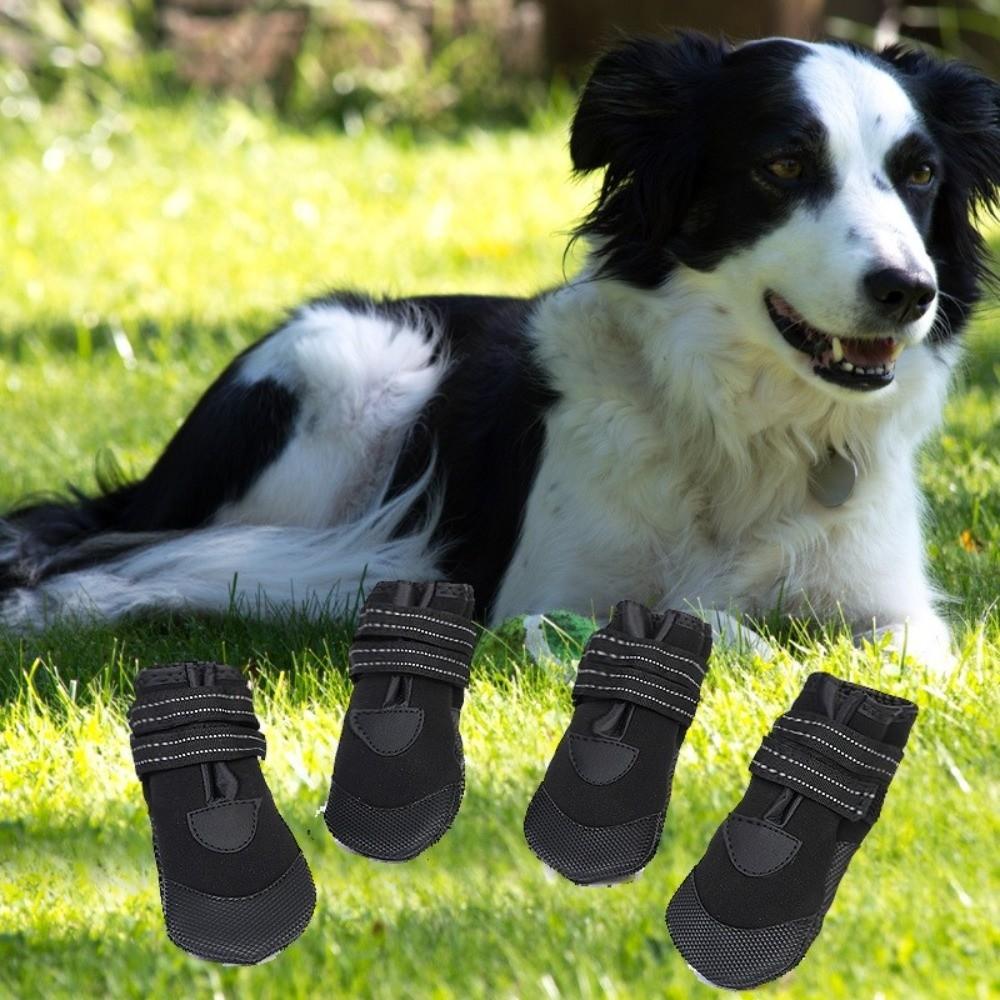 Wear-Resistant Anti-Slip Dog Shoes Adjustable Dog Foot Cover Soft Sole Dog Socks Boots  Rainy Days