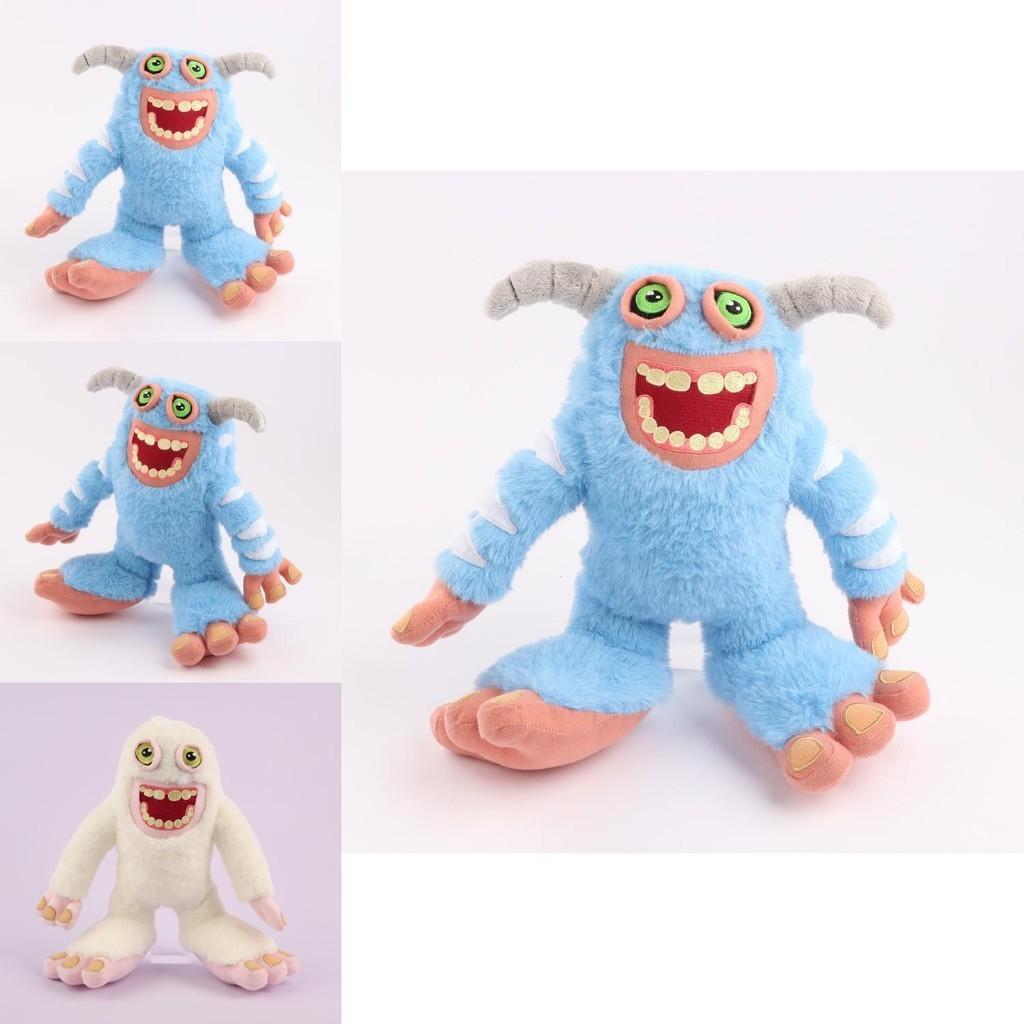 My Singing Monsters Plush Toy Blue White And Pink