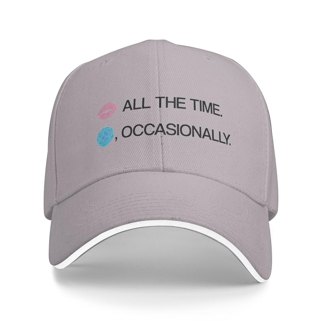 Kiss All The Time Disco Harrys Baseball Caps Hip Hop Styles Sandwich Hat Unisex Polyester Dad Hat Fishing