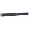 Planter Box Anthracite 580 X 50 X 45 Cm Galvanized Steel