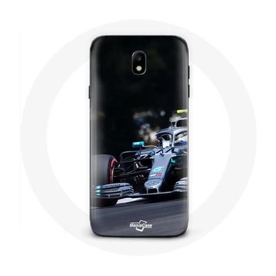 Coque - MANIACASE - Samsung Galaxy J7 2017 - Formule 1 - Valtteri Bottas - Noir