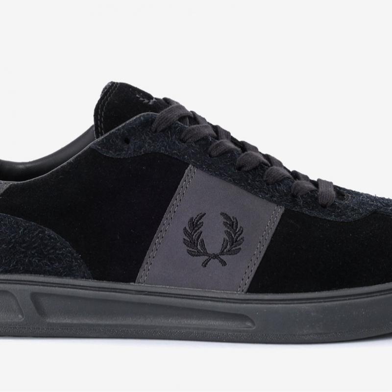 Fred Perry Herren S Schwarze Sneaker Sfpm2438325 U73