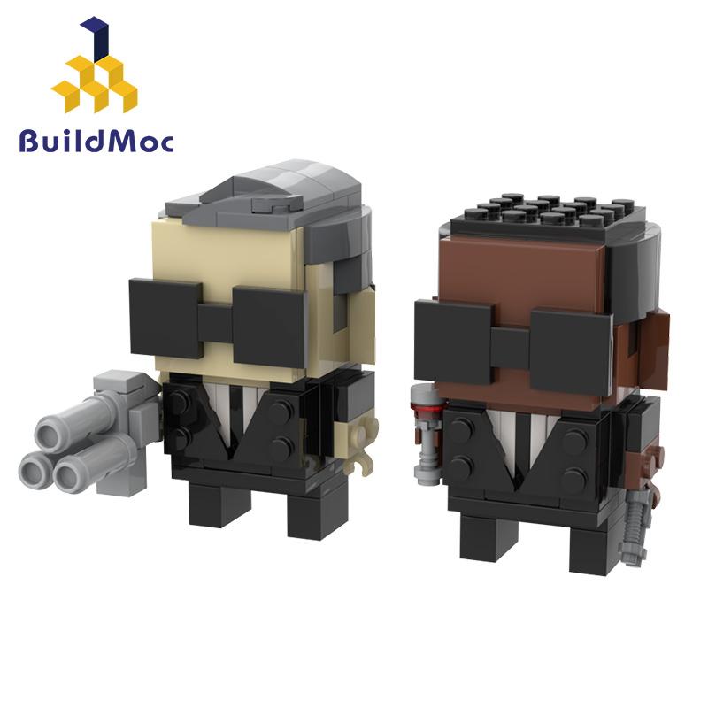 Mini Building Blocks Kit Cartoon Figures Characters Stranger Bricksheadz Collection Bricks Model Assemble Kids Toy Gifts