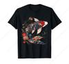 Fish Vintage Flower Pattern Japanese Art Floral Koi Carp TShirt Sport Tops Gifts Leisure Funny Graphic Short Sleeve Daily Tee