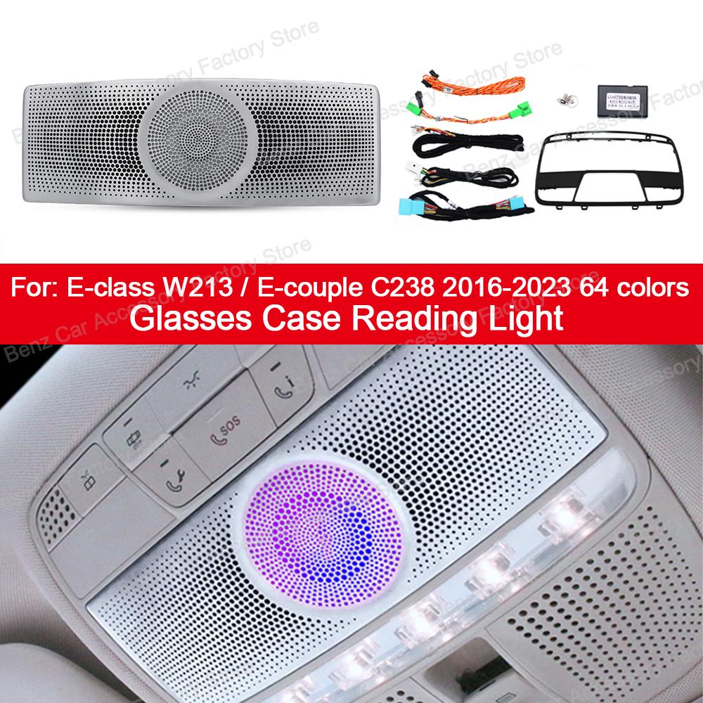 2025 Hot Racing Grills 64 Colors LED Air Vents 3D Rotating Tweeter Speaker For Mercedes Benz W213 E-Class Coupe AMG E43 E53 E250