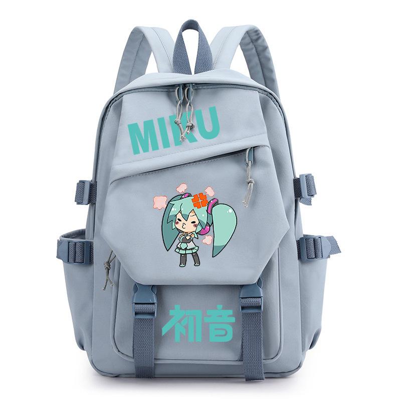 Hatsune Miku Large Capacity Versatile Backpack Junior High School Girls Weight Reduction Schoolbag High School Students Casual Backpack