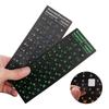 Letters Keyboard Stickers Frosted Pvc Language Keyboard Sticker For Notebook Computer Desktop Keyboard Keypad Laptop