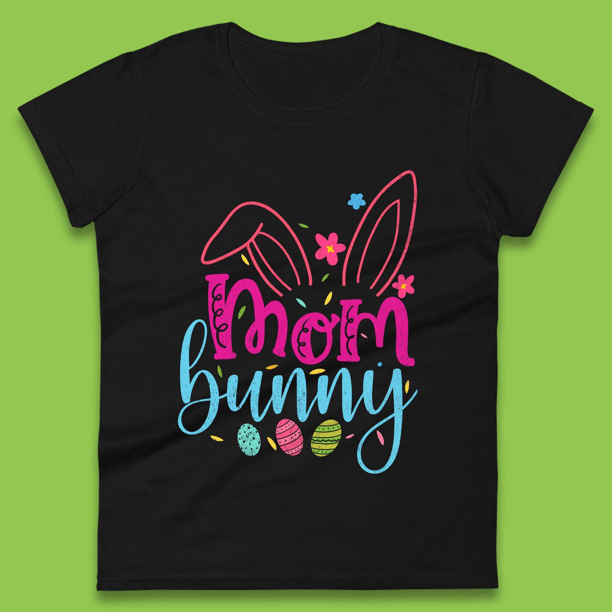 

Mom Bunny Womens T-Shirt Mens Tops Tees Unisex XL