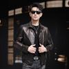 Cowhide Leather Jacket Men's Casual Large Size Men's Top Real Cowhide Motorcycle Jacket